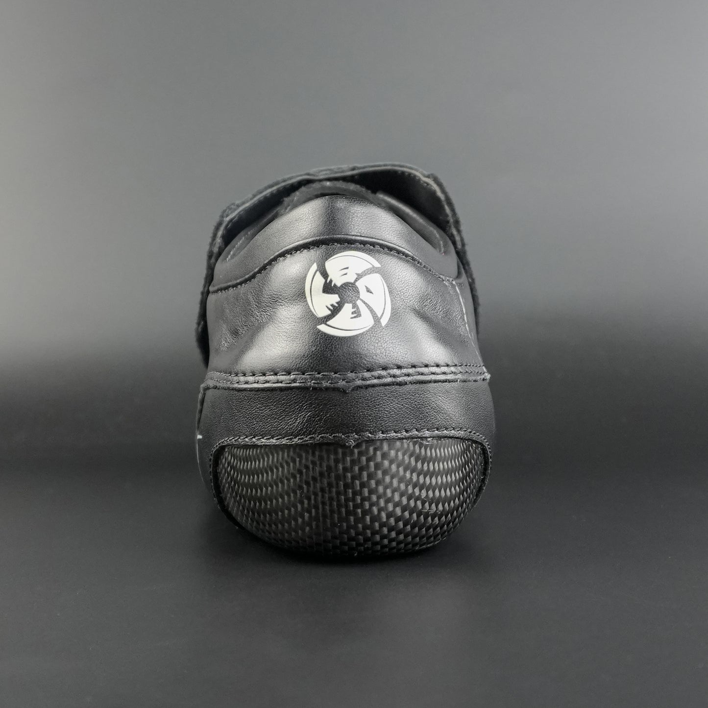 Detail shot of Royal Assassin wheel with grooved urethane and aluminum hub