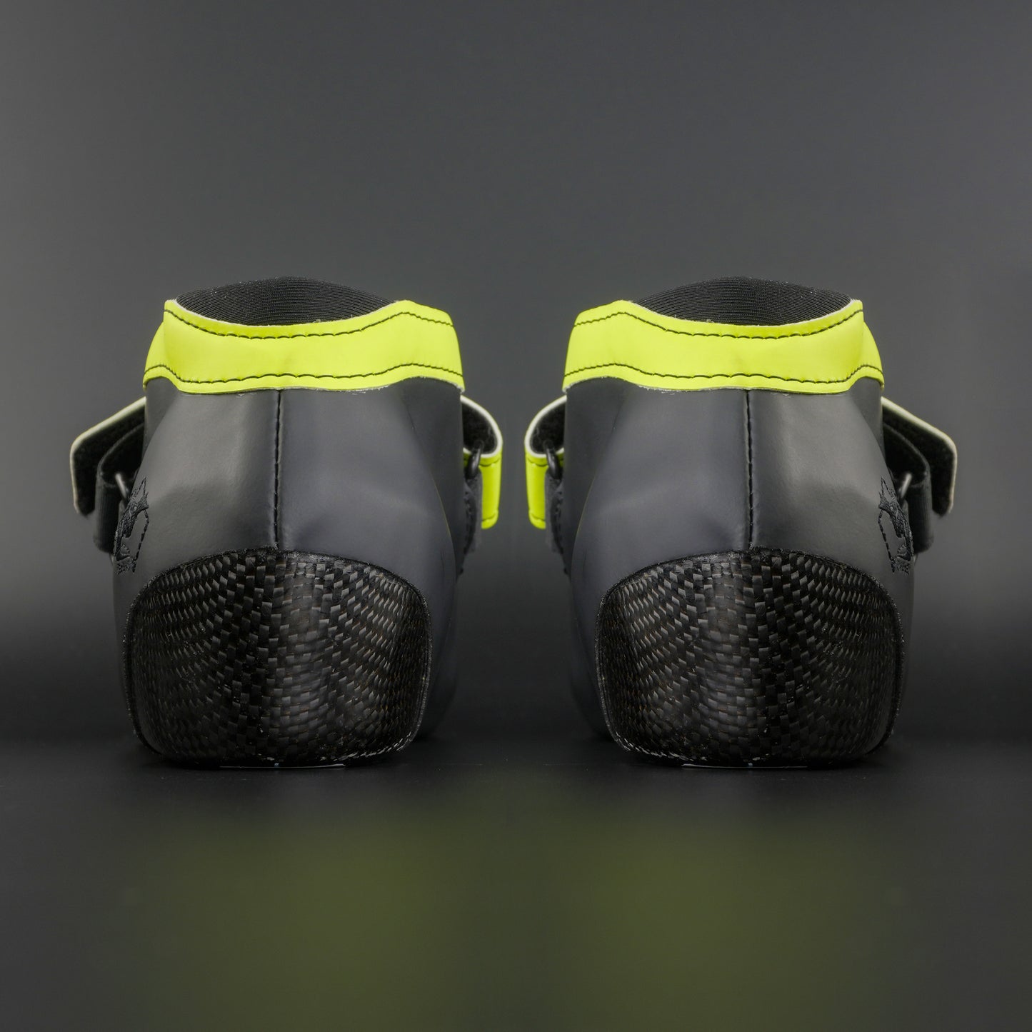 Skater in action using the limited edition setup on an indoor track