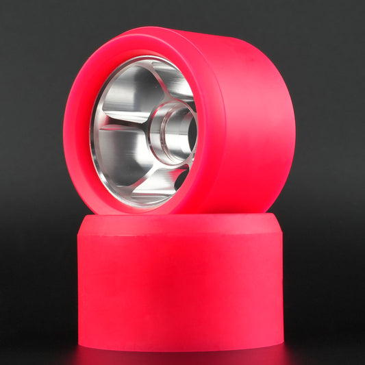 Side view of Royal Assassin Outdoor 72mm roller skate wheel