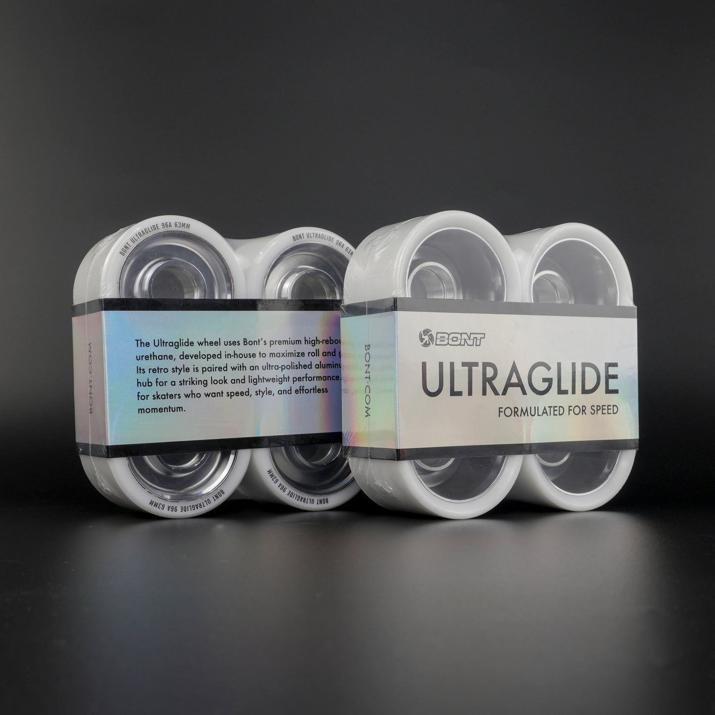 Action shot of skater using Ultraglide wheels during a jam session