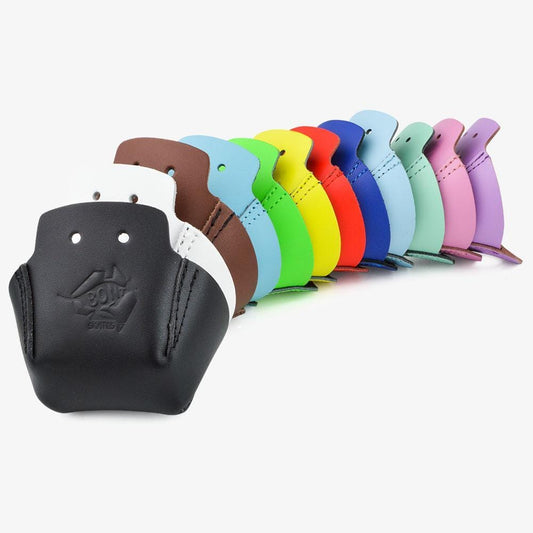 Stitched Leather Roller Skate Toe Guards Protectors