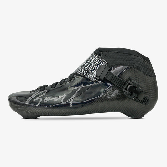 black-Side view of the Bont Eclipse inline speed skate boot
