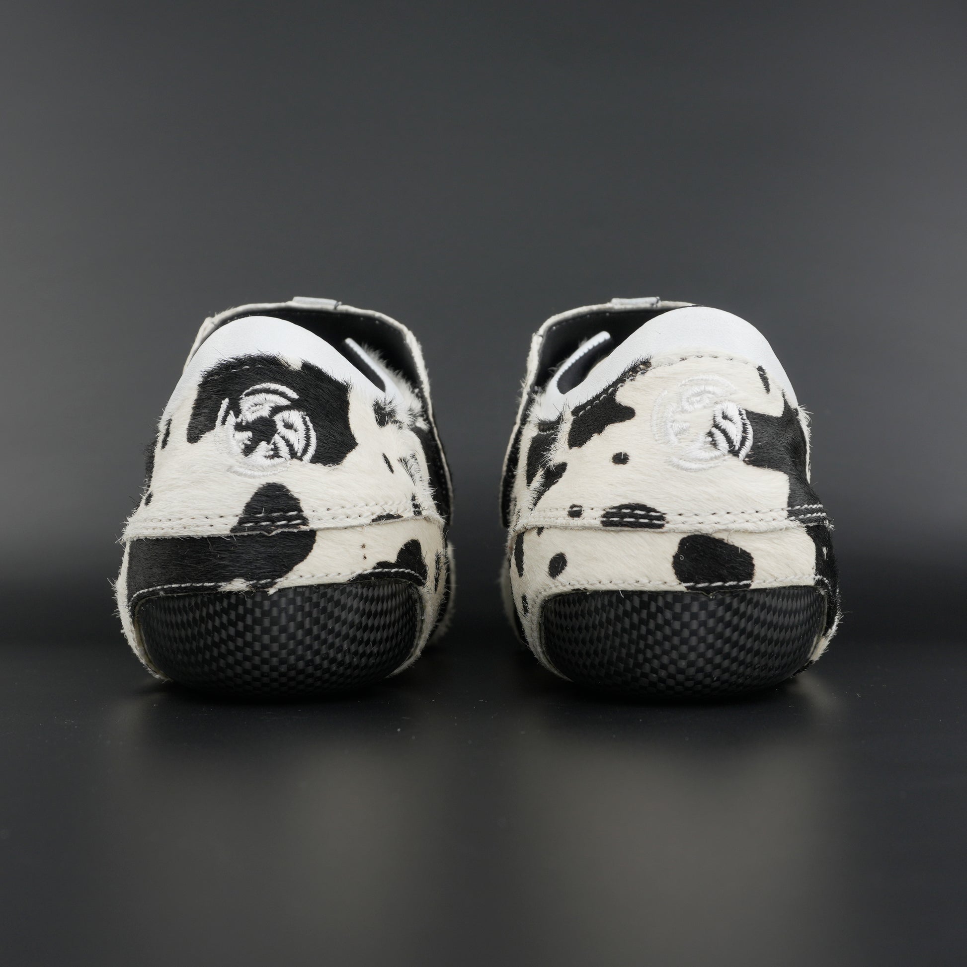 Skater wearing Envy Cow Skin Roller Skates in motion