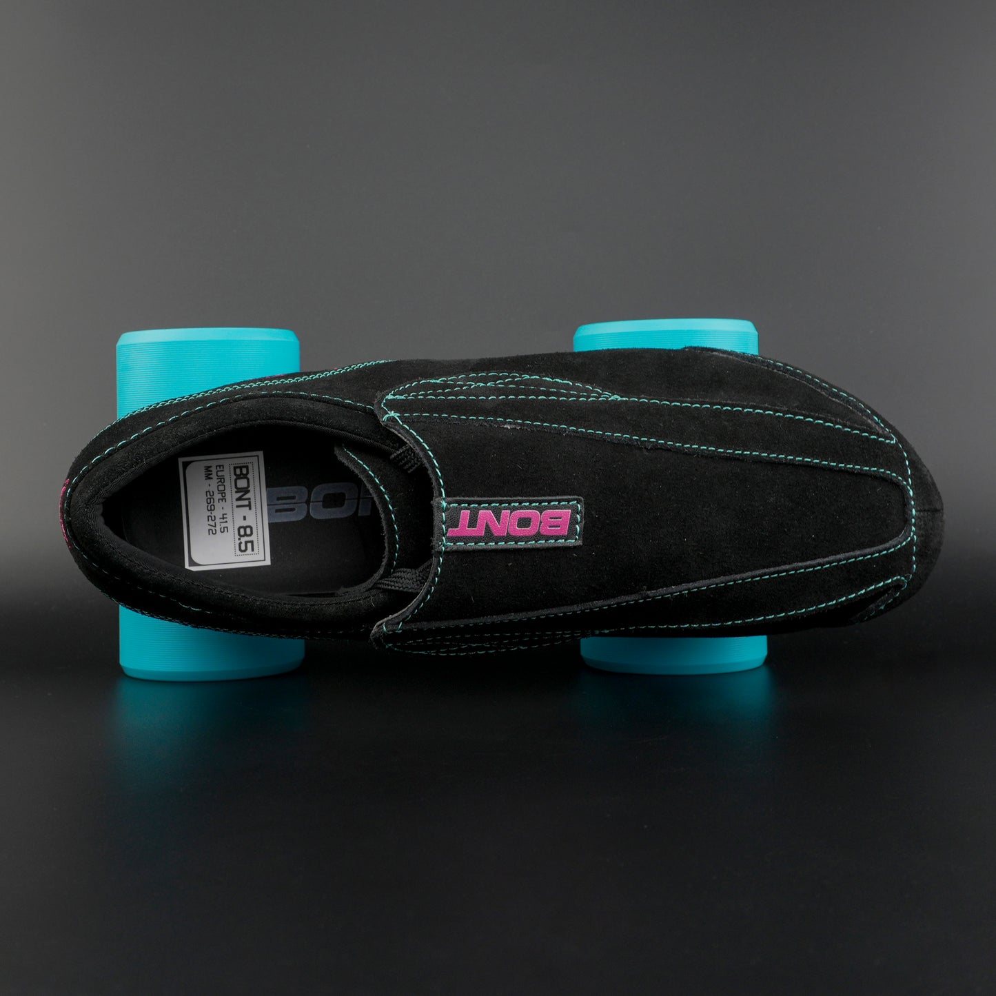 Top-down view showing integrated lace cover and U-shape fit