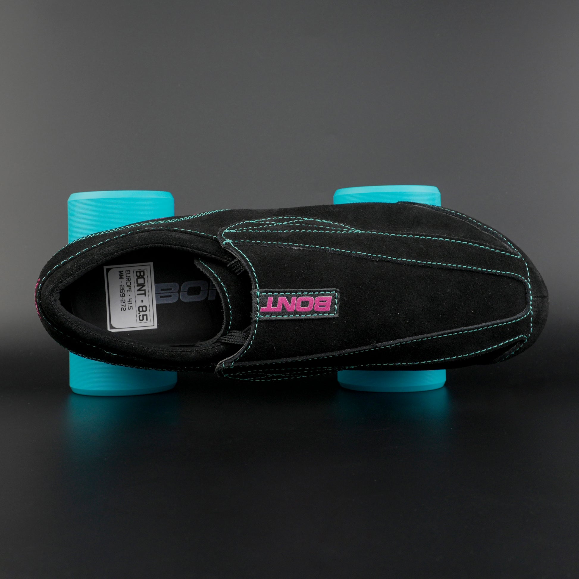 Top-down view showing integrated lace cover and U-shape fit