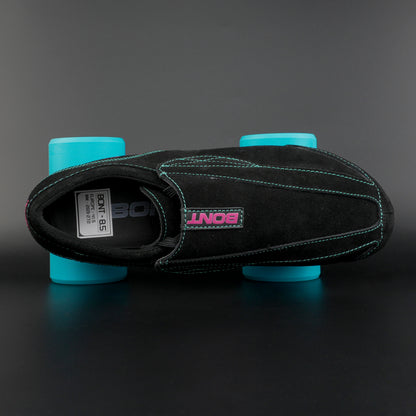 Top-down view showing integrated lace cover and U-shape fit