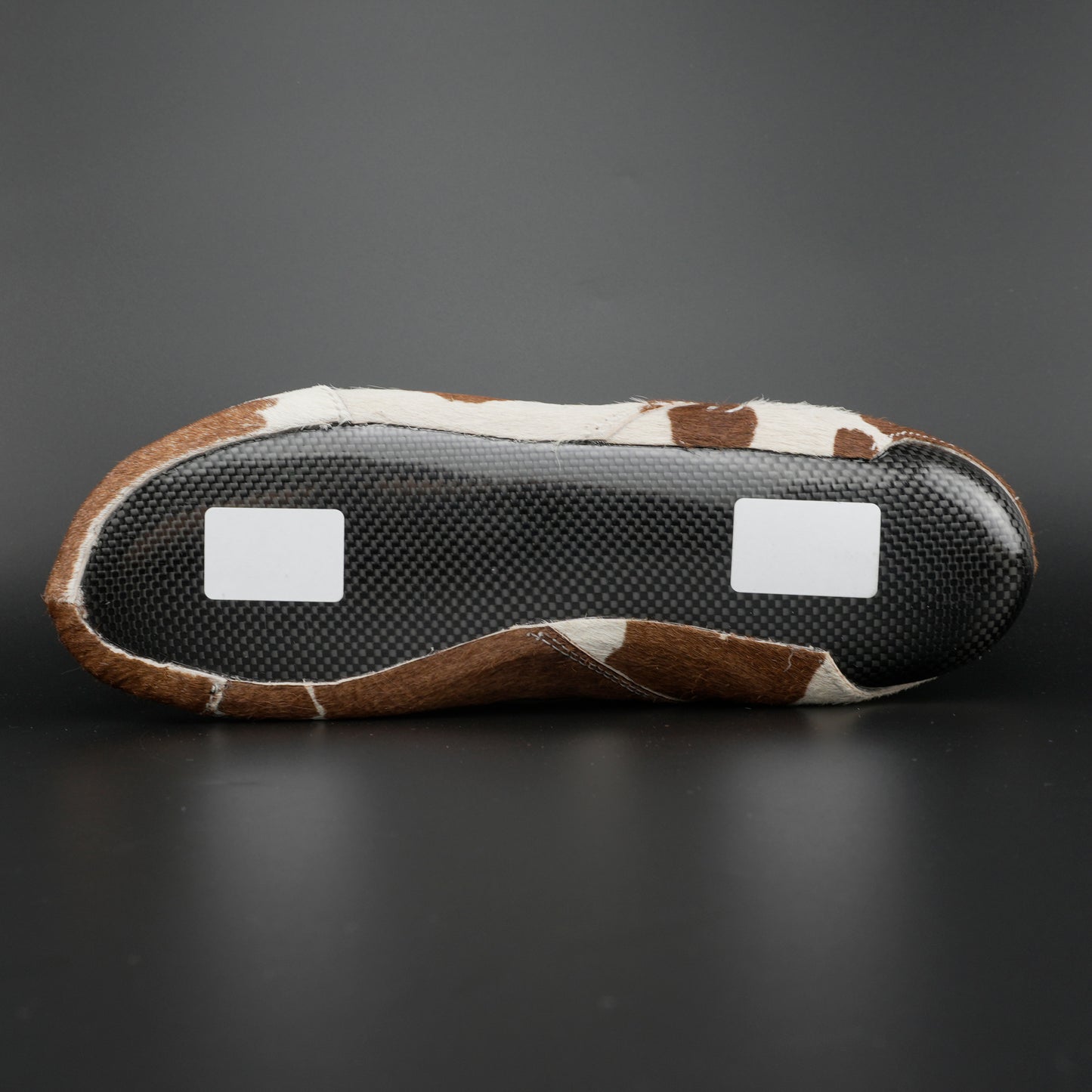 Skater wearing Envy Cow Skin Roller Skates in motion