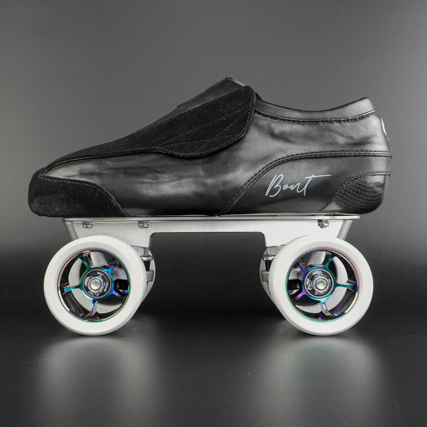 Envy Carbon Black Leather/Suede Jam and Speed Roller Skate Package (Limited Edition)