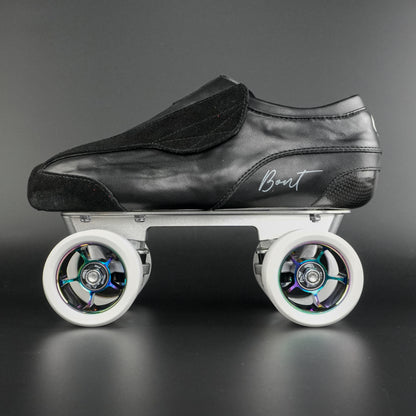 Envy Carbon Black Leather/Suede Jam and Speed Roller Skate Package (Limited Edition)