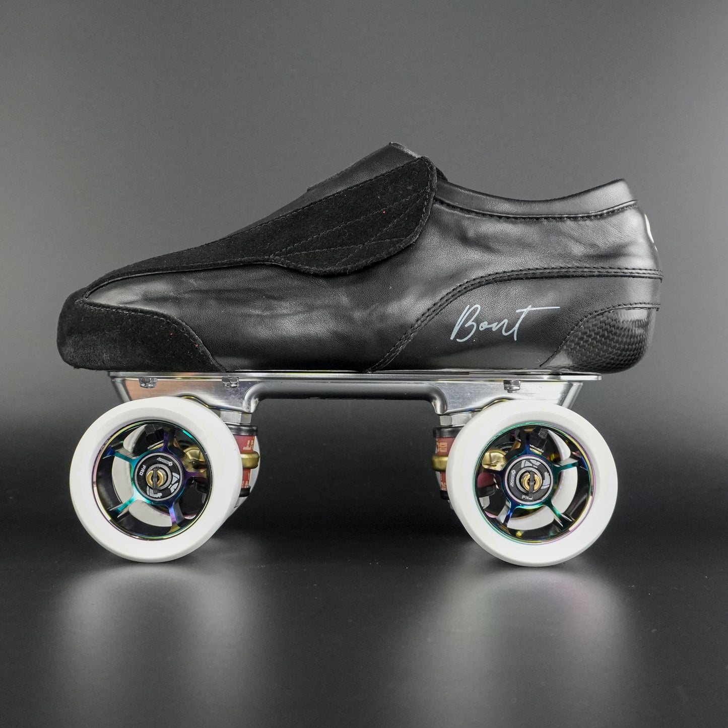Envy Carbon Black Leather/Suede Jam and Speed Roller Skate Package (Limited Edition)