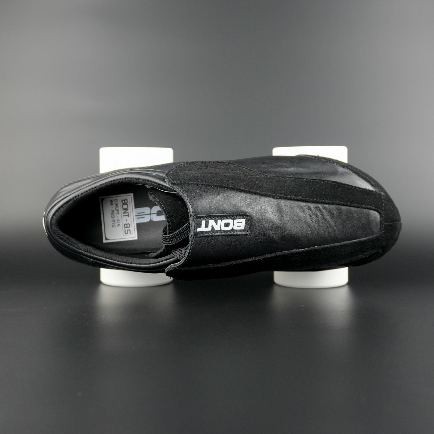 Top-down view showing integrated lace cover and U-shape fit