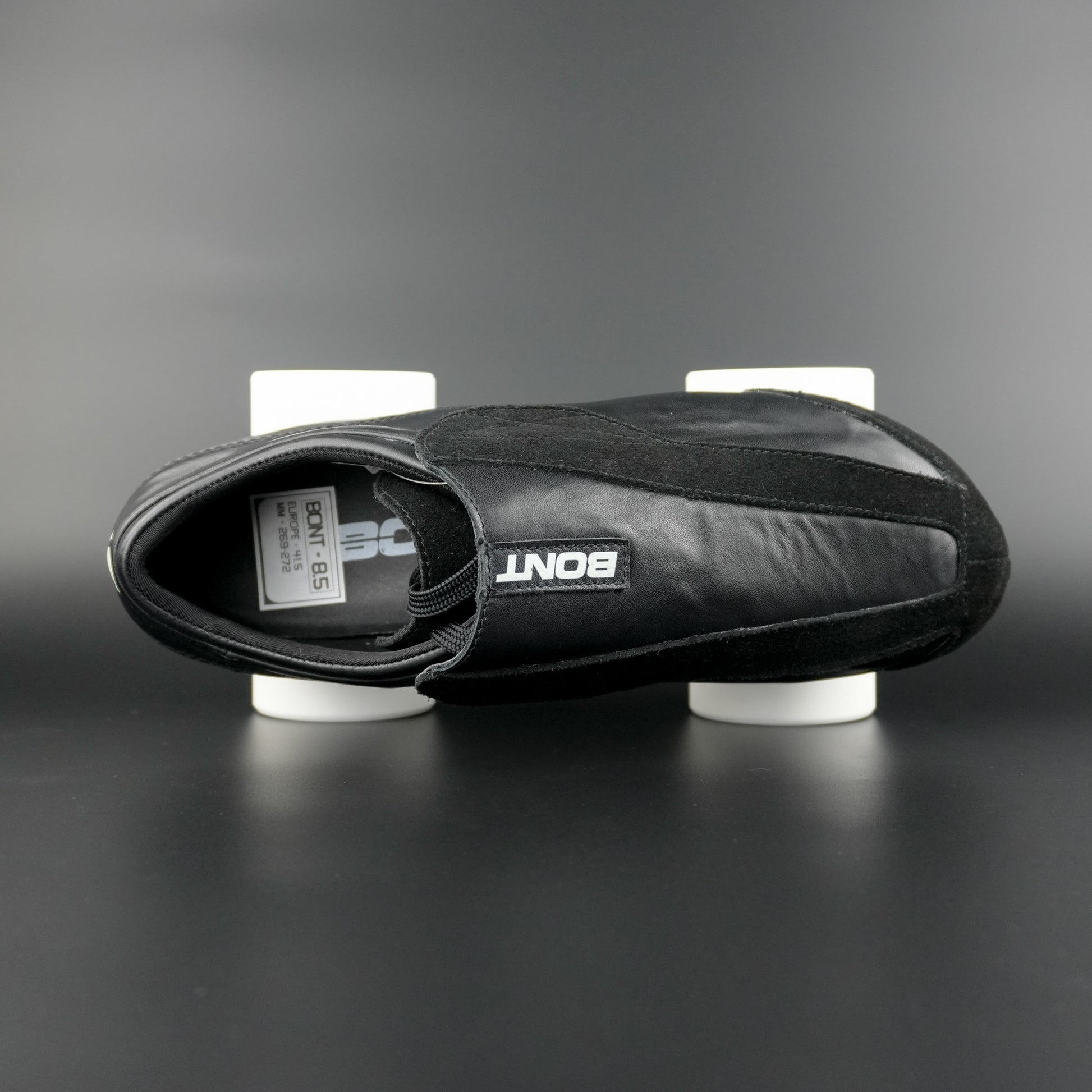 Top-down view showing integrated lace cover and U-shape fit