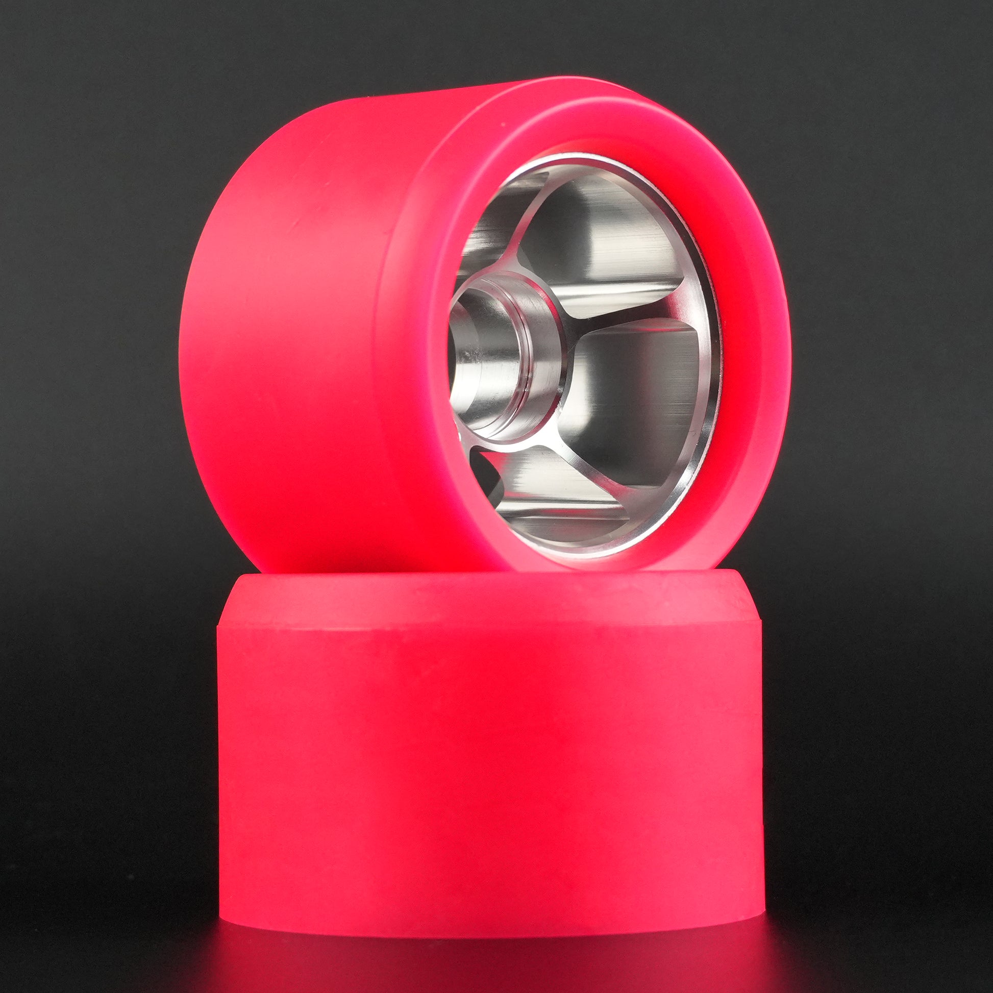 Close-up showing Corey urethane detail on wheel surface