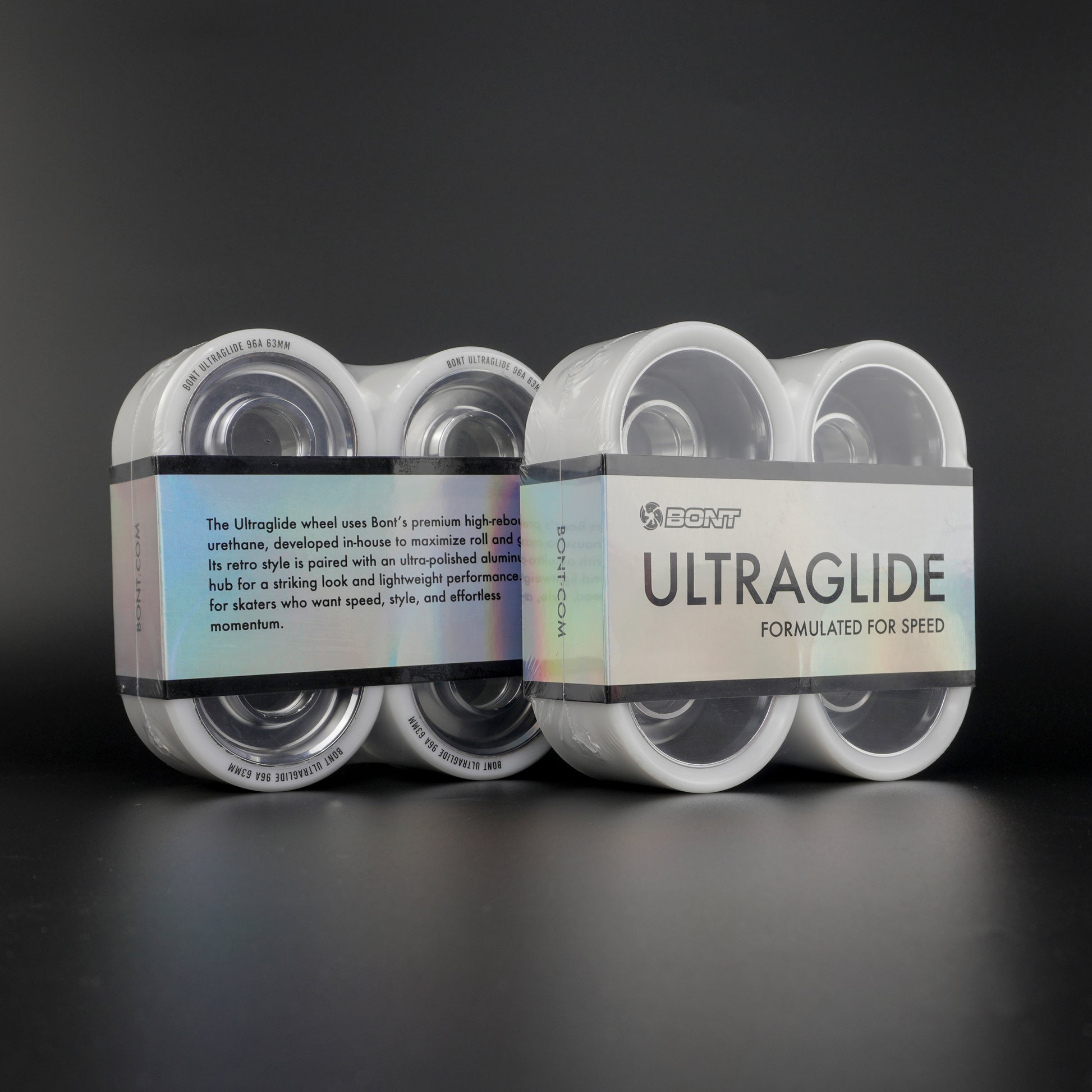 Action shot of skater using Ultraglide wheels during a jam session